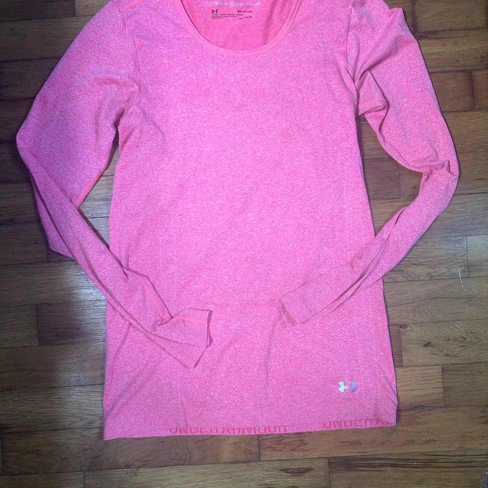 Under Armour Threadborne Pink Top